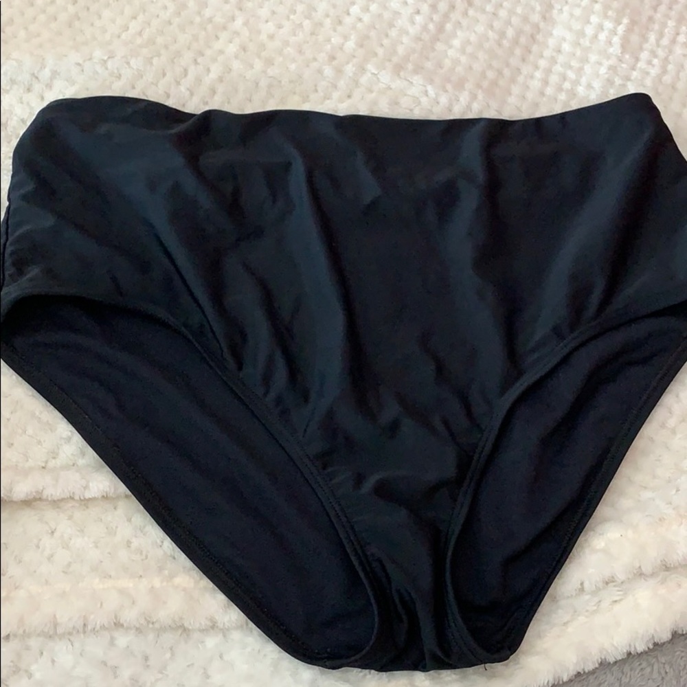 High waisted bathing suit bottom